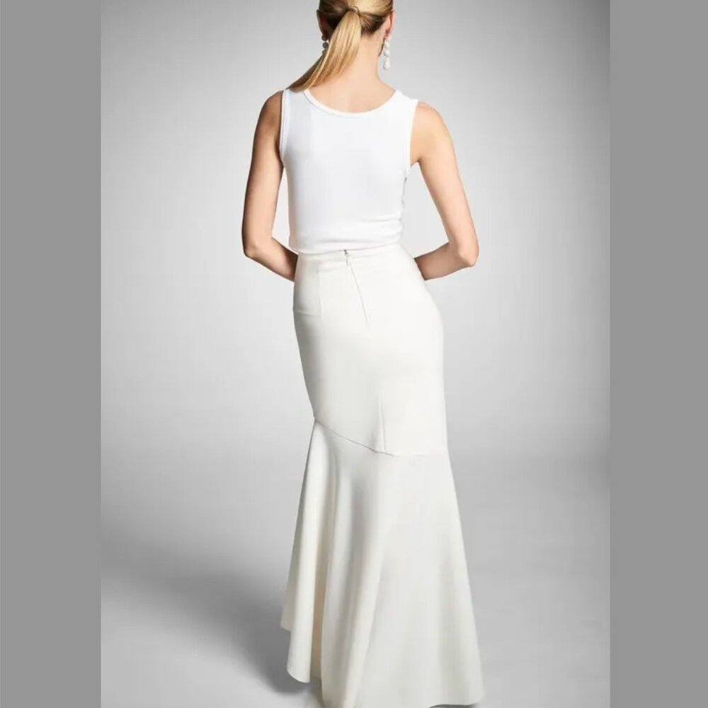 NWT Sachin & Babi Tatianna Ivory Mermaid Skirt Size 6 - Picture 4 of 9